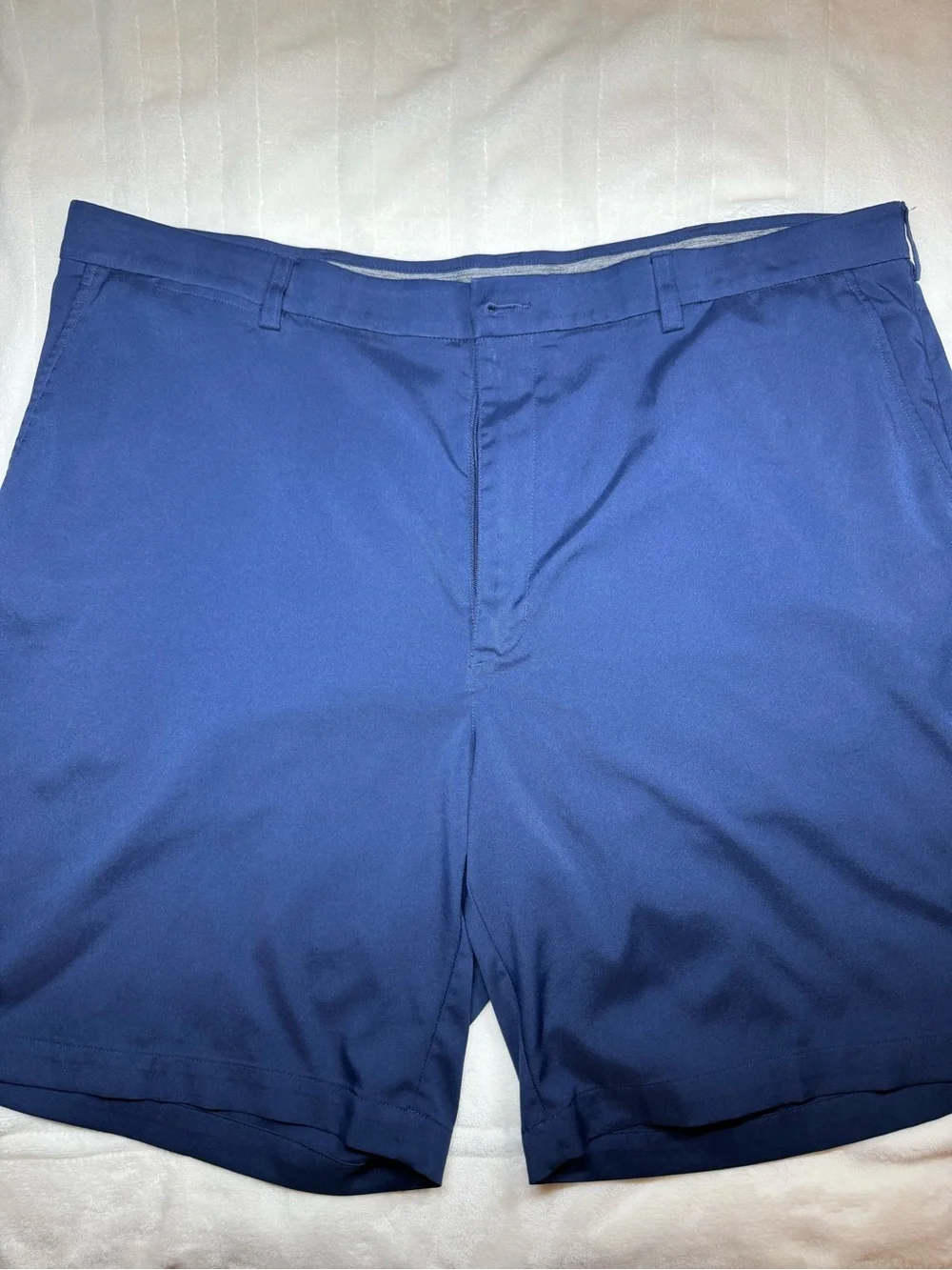 Roundtree & Yorke Navy Athletic Performance Shorts with WORK PLAY Waistband